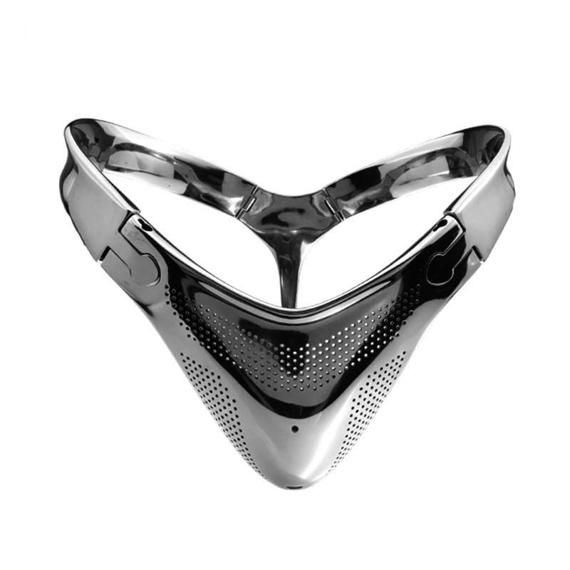 Star hole mirror Stainless  steel chastity belt