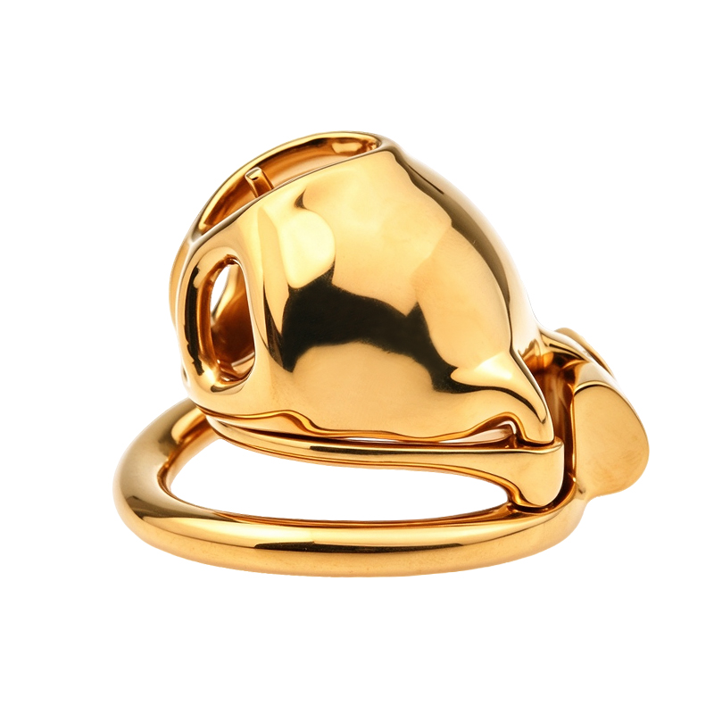 Golden Streamlined  Bionic Chastity lock A1-93