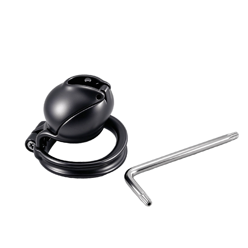 Black Orb Shell Chastity lock A1-100